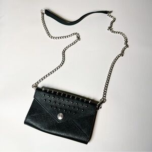 Rebecca Minkoff Studded Crossbody Wallet On a Chain